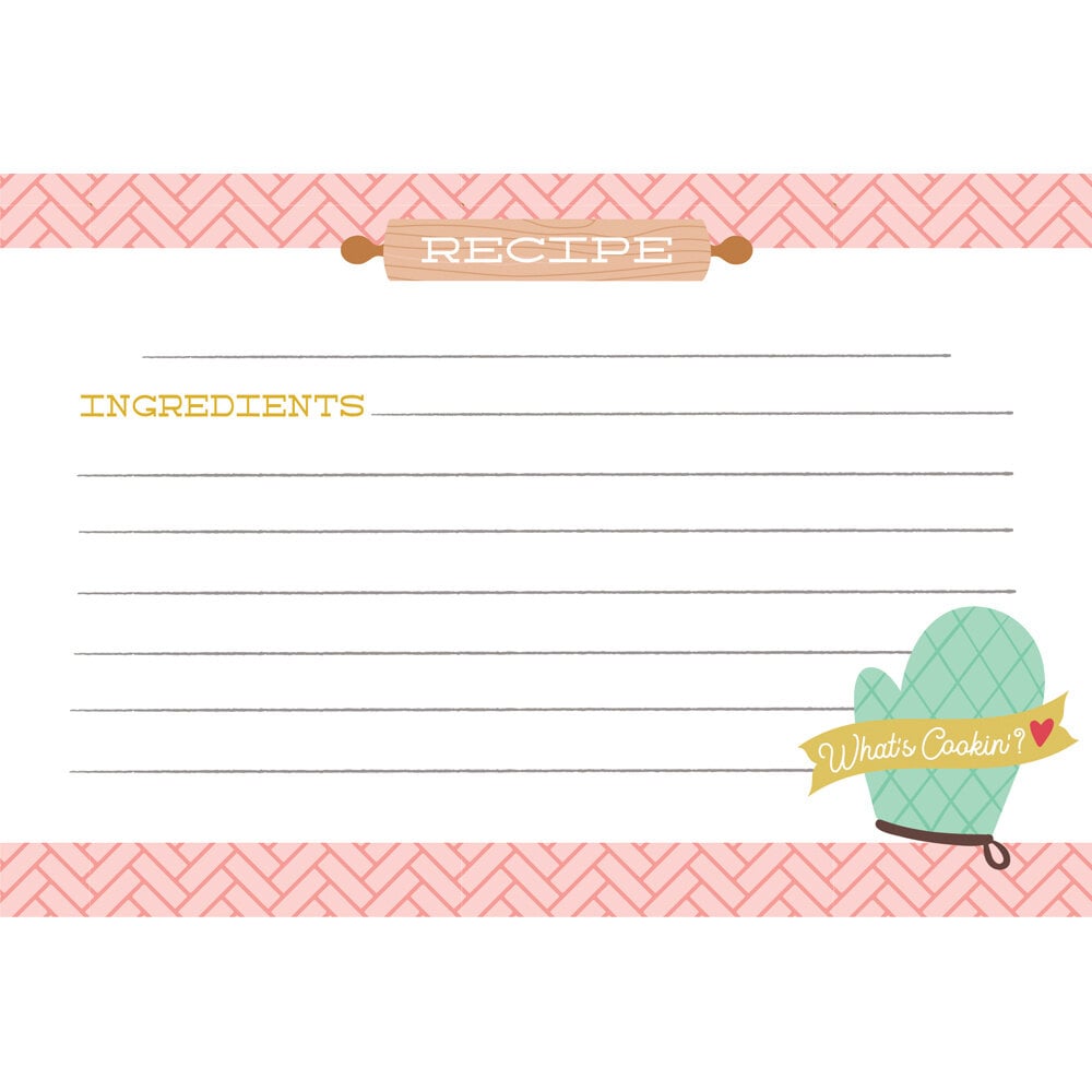 Simple Stories What's Coolin' ? Recipe Cards (21122) (DISCONTINUED)
