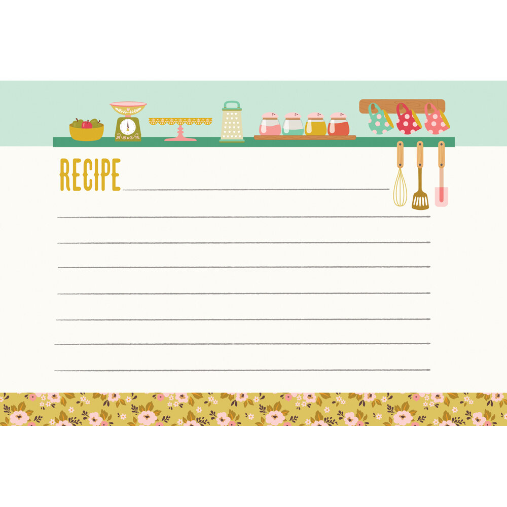 Simple Stories What's Coolin' ? Recipe Cards (21122) (DISCONTINUED)