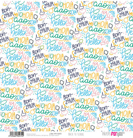 Papers For You Back to School Vellum Paper Pack (6pcs) (PFY-12466) (DISCONTINUED)