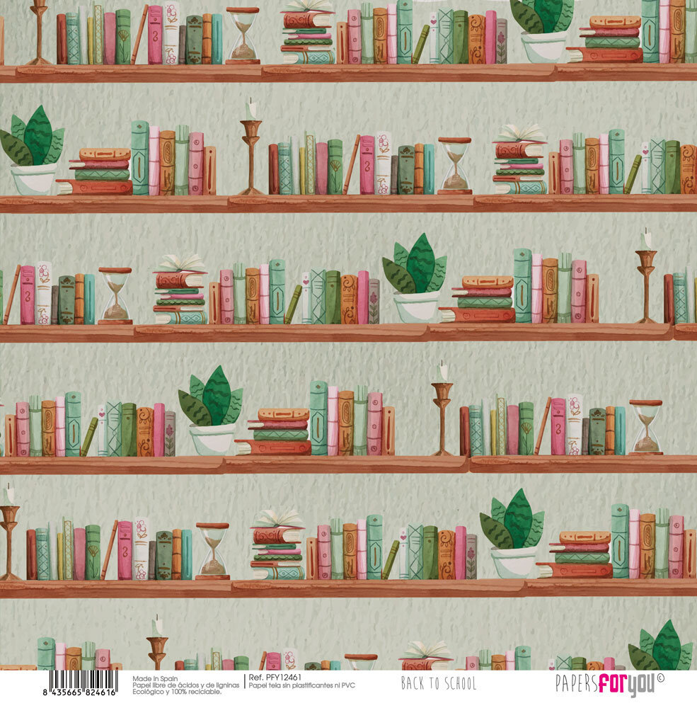 Papers For You Back to School Canvas Scrap Pack (8pcs) (PFY-12456) (DISCONTINUED) Papers For You Back to School Canvas Scrap Pack (8pcs) (PFY-12456) (DISCONTINUED)