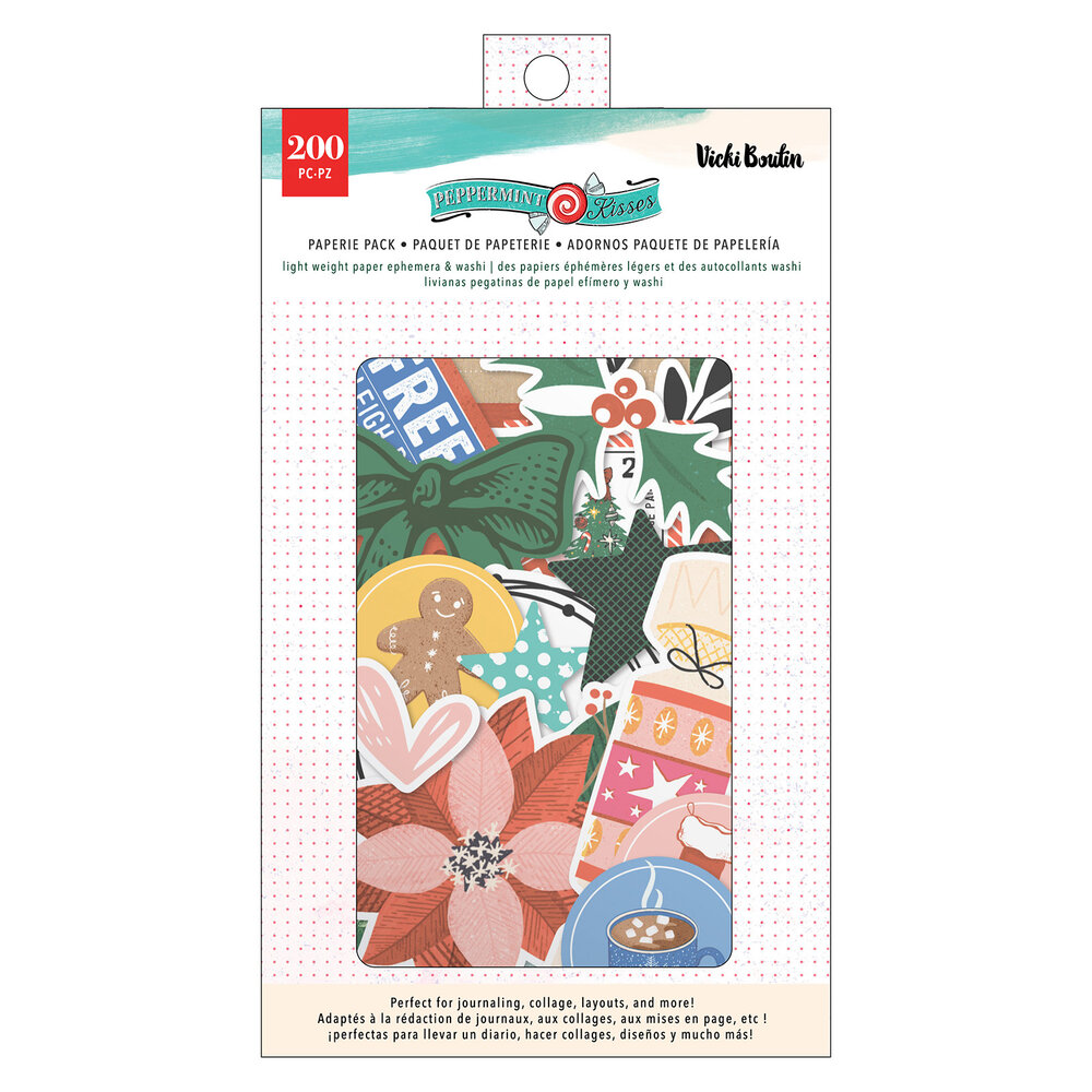 American Crafts Vicki Boutin Peppermint Kisses Paperie Pack (200pcs) (34022016) (OUTLET) American Crafts Vicki Boutin Peppermint Kisses Paperie Pack (200pcs) (34022016) (OUTLET)