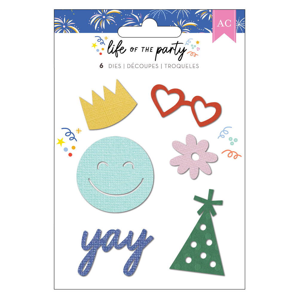 American Crafts Life of the Party Dies (6pcs) (34025837) (OUTLET)