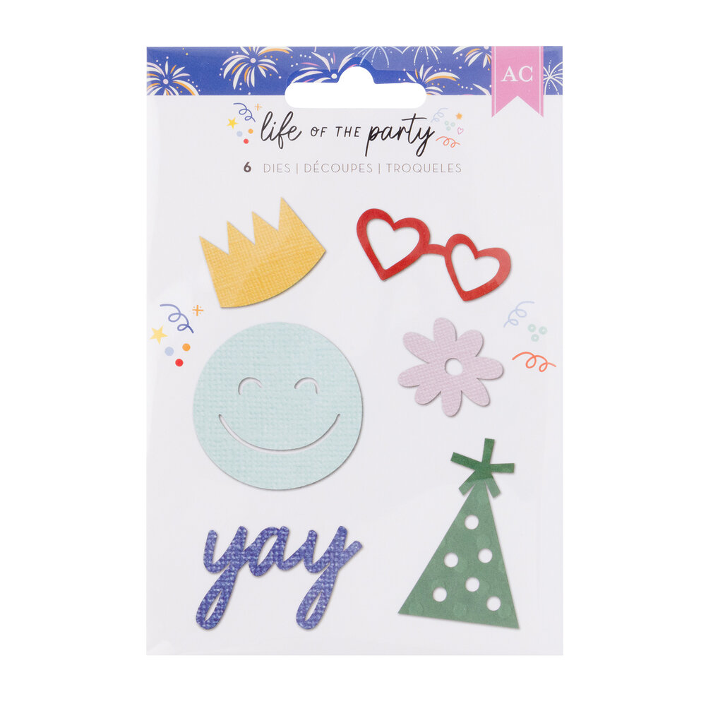 American Crafts Life of the Party Dies (6pcs) (34025837) (OUTLET)