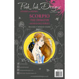 Pink Ink Designs Scorpio "The Debater" A5 Clear Stamps (PI233) (OUTLET)