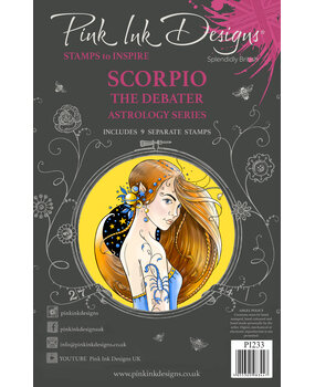 Pink Ink Designs Scorpio "The Debater" A5 Clear Stamps (PI233) (OUTLET) Pink Ink Designs Scorpio "The Debater" A5 Clear Stamps (PI233) (OUTLET)