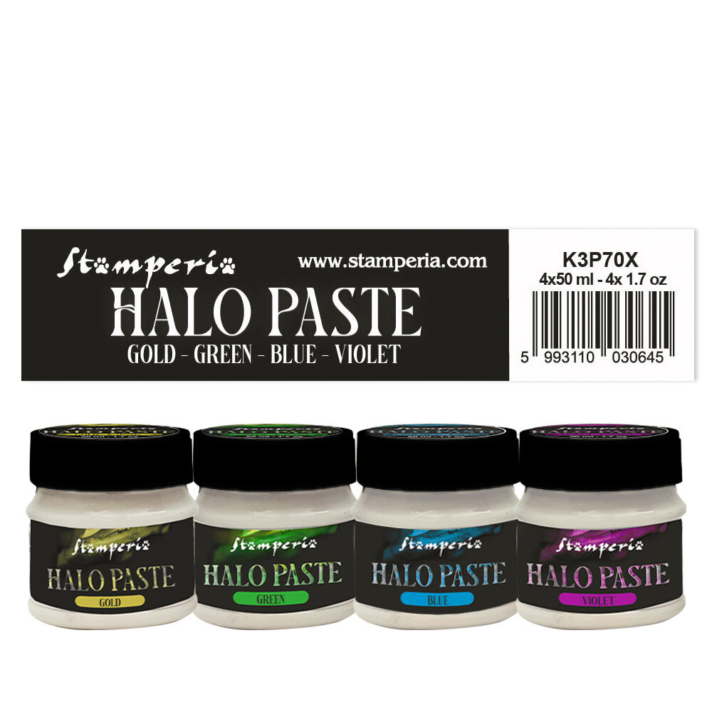 Stamperia Songs of the Sea Halo Paste Assortiment 4x50ml (K3P70X)