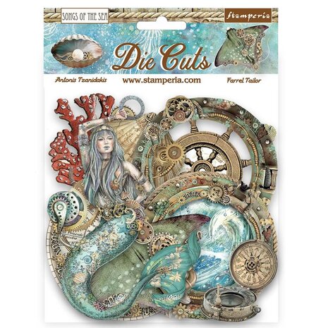 Stamperia Songs of the Sea Die Cuts Creatures (55pcs) (DFLDC84) (DISCONTINUED) Stamperia Songs of the Sea Die Cuts Creatures (55pcs) (DFLDC84) (DISCONTINUED)