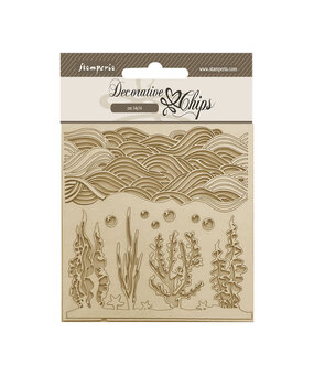 Stamperia Songs of the Sea Decorative Chips Corals (SCB183) (DISCONTINUED)