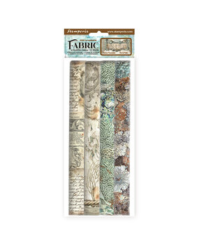Stamperia Songs of the Sea 12x12 Inch Fabric Sheets (4pcs) (SBPLT18) (DISCONTINUED) Stamperia Songs of the Sea 12x12 Inch Fabric Sheets (4pcs) (SBPLT18) (DISCONTINUED)