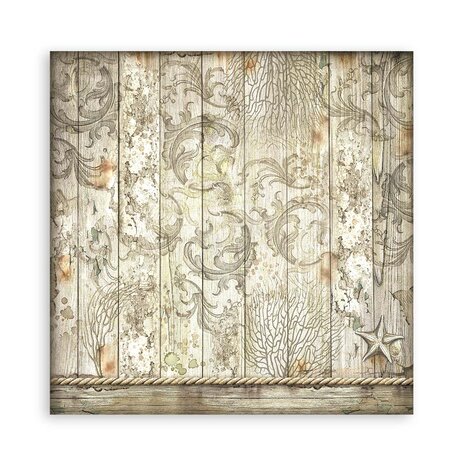 Stamperia Songs of the Sea 12x12 Inch Fabric Sheets (4pcs) (SBPLT18) (DISCONTINUED) Stamperia Songs of the Sea 12x12 Inch Fabric Sheets (4pcs) (SBPLT18) (DISCONTINUED)