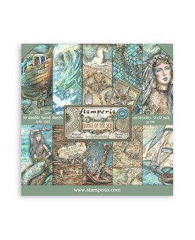 Stamperia Songs of the Sea 12x12 Inch Paper Pack (SBBL141)