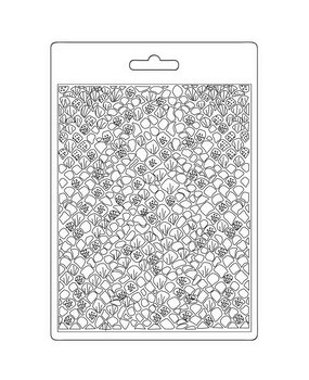 Stamperia Songs of the Sea Soft Mould A5 Mermaid Scales (K3PTA5657) (DISCONTINUED)