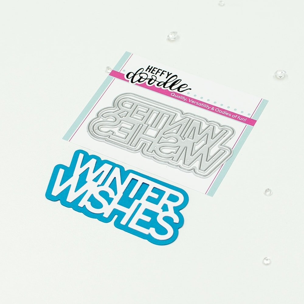 Heffy Doodle Winter Wishes Shadow Cuts Die (HFD0507) (DISCONTINUED)