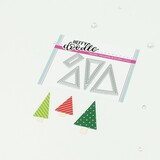 Heffy Doodle Stitched Triangle Tree Dies (HFD0508) (OUTLET)