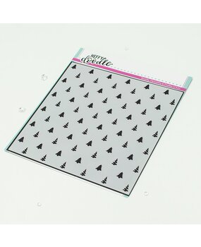 Heffy Doodle Feeling Mighty Pine Stencil (HFD0509) (OUTLET)