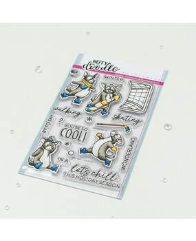 Heffy Doodle Ice Pups Clear Stamps (HFD0510) (OUTLET)