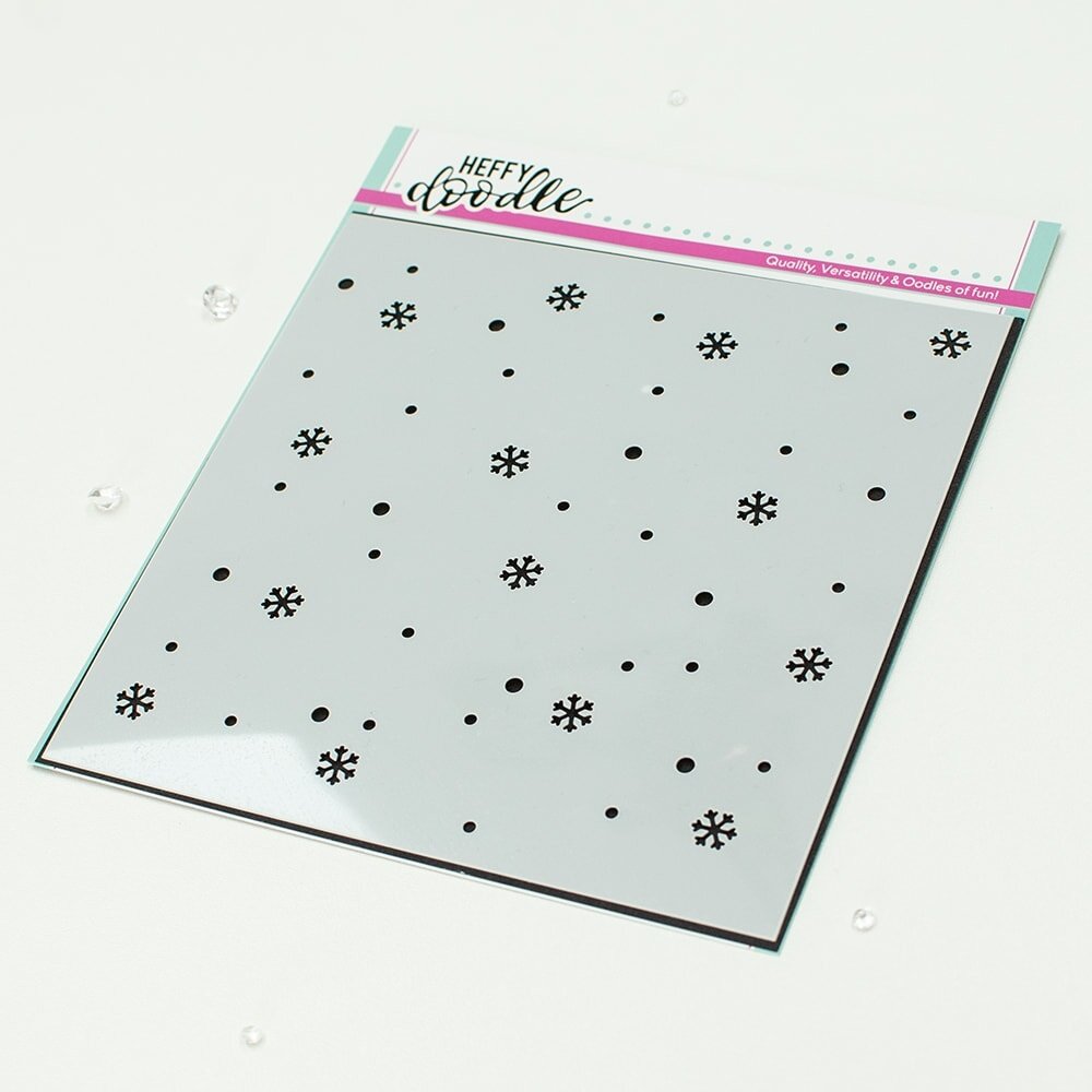 Heffy Doodle Feeling Frosty Stencil (HFD0513) (OUTLET)