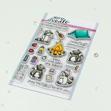 Heffy Doodle Camping Critters Clear Stamps (HFD0525) (OUTLET)