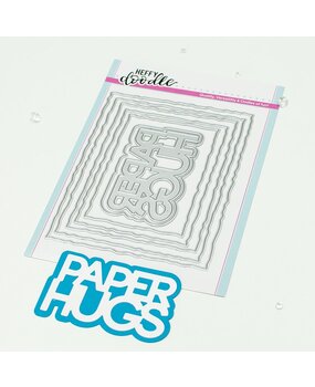 Heffy Doodle Deckled Paper Hugs Dies (HFD0547) (OUTLET)