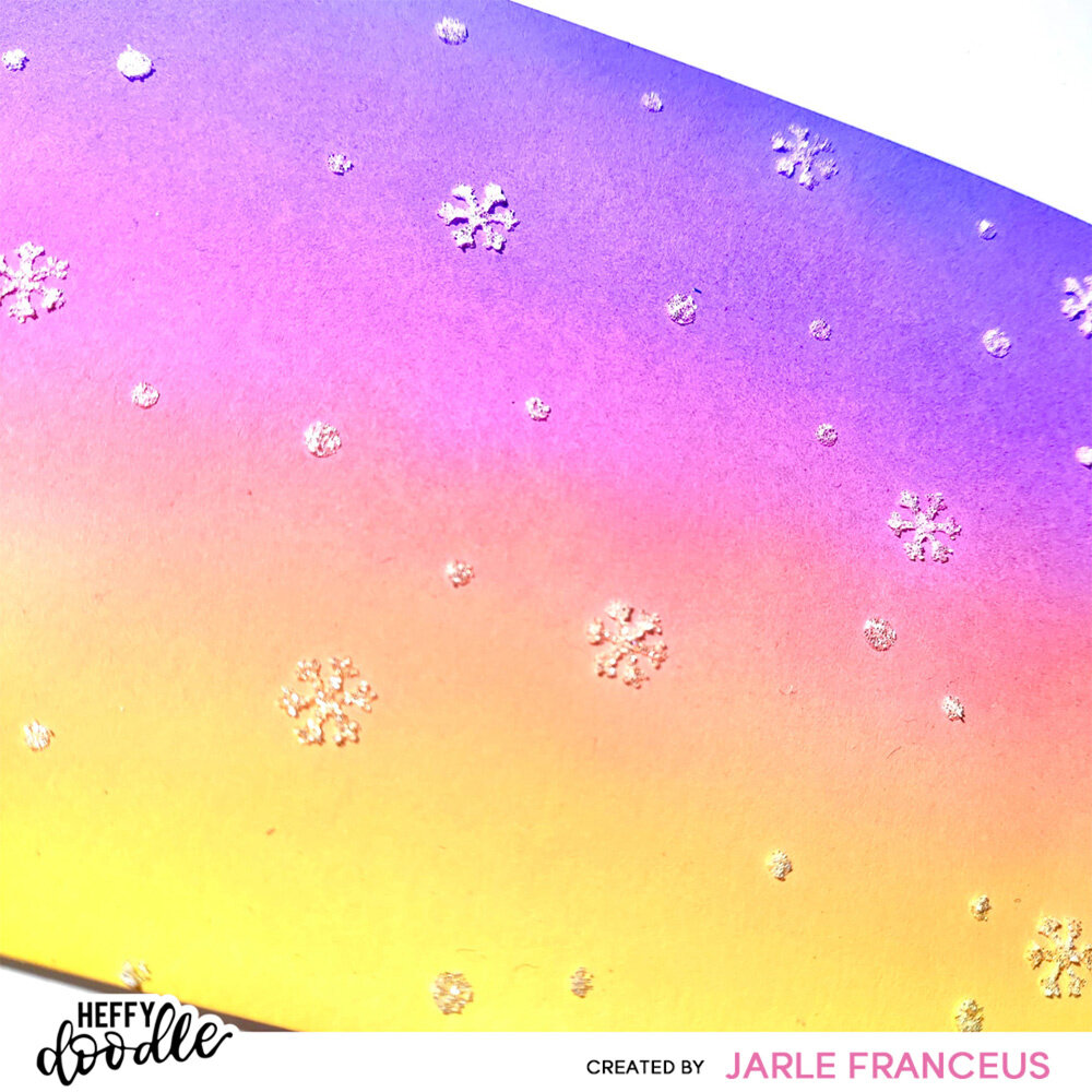 Heffy Doodle Feeling Frosty Stencil (HFD0513) (OUTLET)