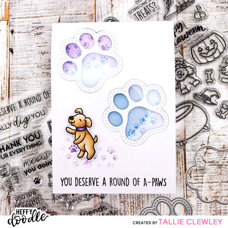 Heffy Doodle Furry Friend Sentiment Clear Stamps (HFD0541) (OUTLET) Heffy Doodle Furry Friend Sentiment Clear Stamps (HFD0541) (OUTLET)