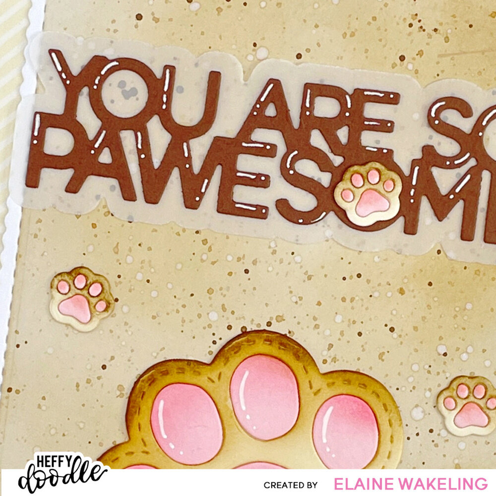 Heffy Doodle You Are So Pawesome Shadow Cuts Die (HFD0537) (OUTLET) Heffy Doodle You Are So Pawesome Shadow Cuts Die (HFD0537) (OUTLET)