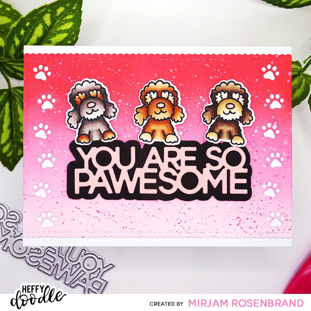 Heffy Doodle You Are So Pawesome Shadow Cuts Die (HFD0537) (OUTLET) Heffy Doodle You Are So Pawesome Shadow Cuts Die (HFD0537) (OUTLET)