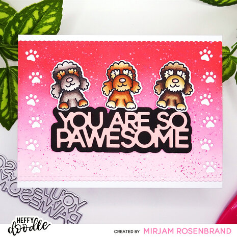 Heffy Doodle You Are So Pawesome Shadow Cuts Die (HFD0537) (OUTLET) Heffy Doodle You Are So Pawesome Shadow Cuts Die (HFD0537) (OUTLET)