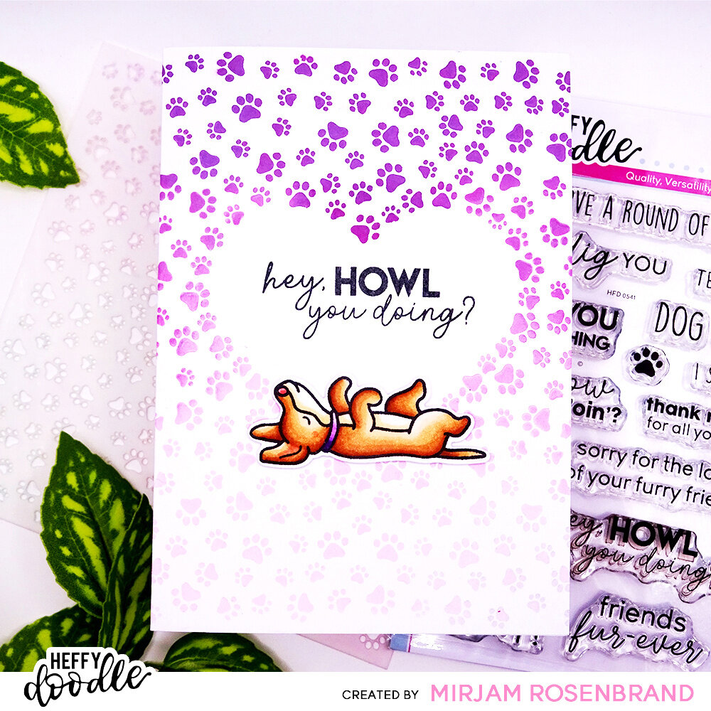 Heffy Doodle Fireside Dreams Clear Stamps (HFD0533) (OUTLET)