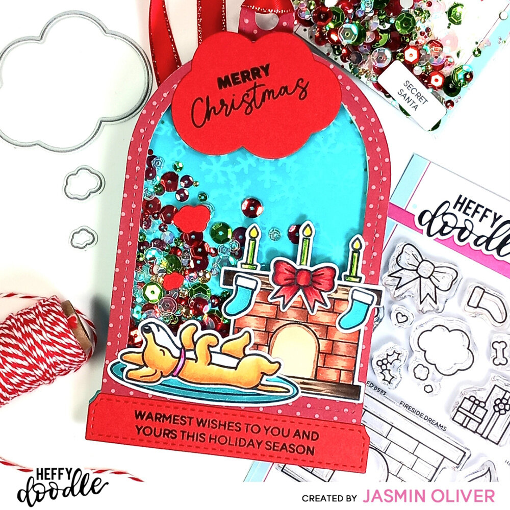 Heffy Doodle Fireside Dreams Clear Stamps (HFD0533) (OUTLET)