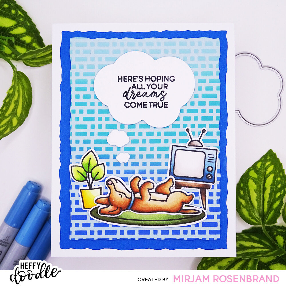 Heffy Doodle Fireside Dreams Clear Stamps (HFD0533) (OUTLET)