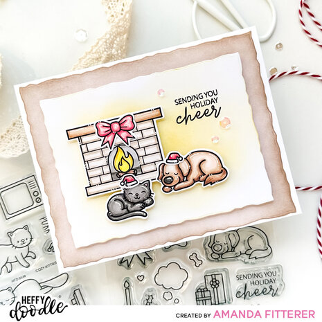 Heffy Doodle Fireside Dreams Clear Stamps (HFD0533) (OUTLET)