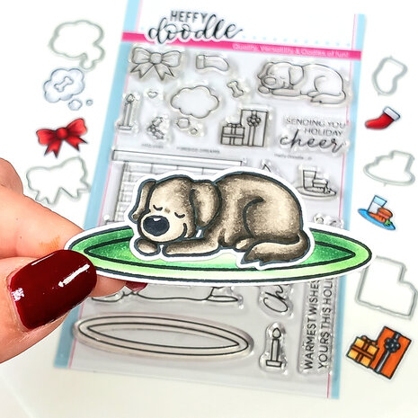 Heffy Doodle Fireside Dreams Clear Stamps (HFD0533) (OUTLET)