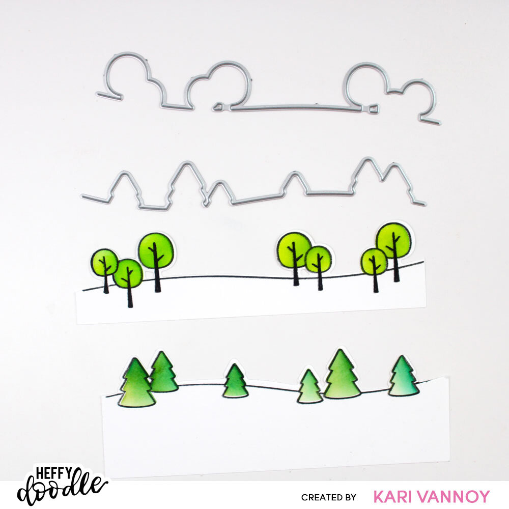 Heffy Doodle Lovely Landscapes Dies (HFD0531) (OUTLET) Heffy Doodle Lovely Landscapes Dies (HFD0531) (OUTLET)