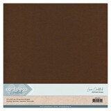 Card Deco Linen Cardstock 30.5x30.5 cm Chocolate Brown (10pcs) (LKK-SC33)