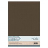 Card Deco Linen Cardstock A4 Chocolate Brown (10pcs) (LKK-A433)