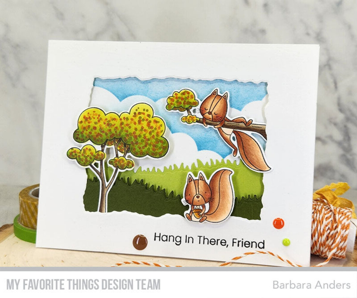 My Favorite Things Bright Eyed and Bushy Tailed Clear Stamps (CS-824) (OUTLET)