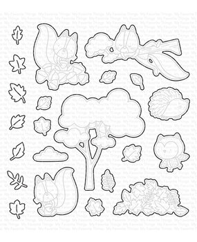 My Favorite Things Bright Eyes and Bushy Tailed Die-namics (MFT-2618) (OUTLET)