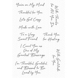 My Favorite Things Grateful Greetings Clear Stamps (CS-828) (OUTLET)