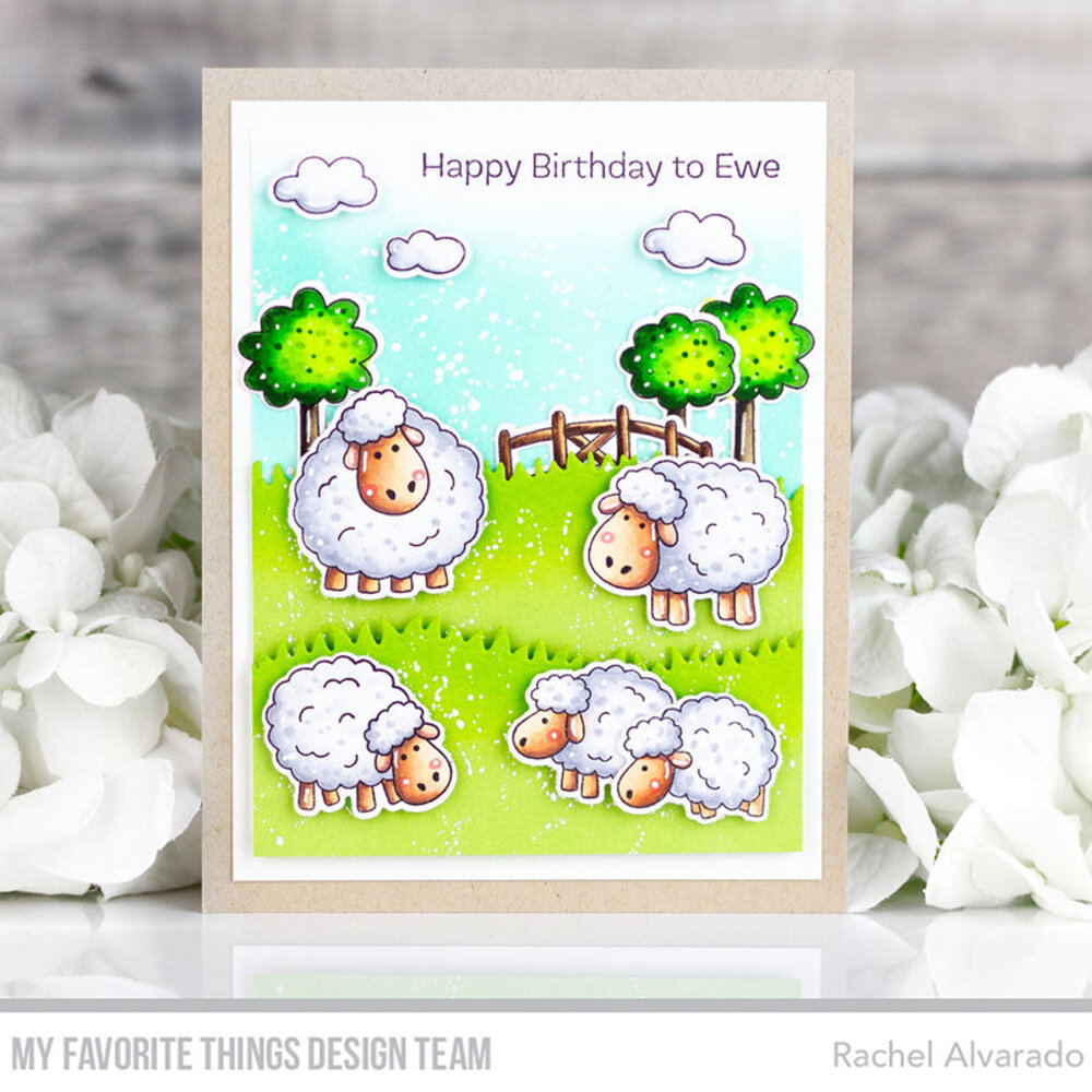 My Favorite Things In Awe of Ewe Clear Stamps (CS-825) (OUTLET)