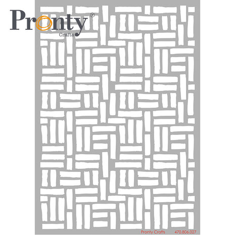 Pronty Crafts Stencil Stripes A5 (470.806.027) (OUTLET)
