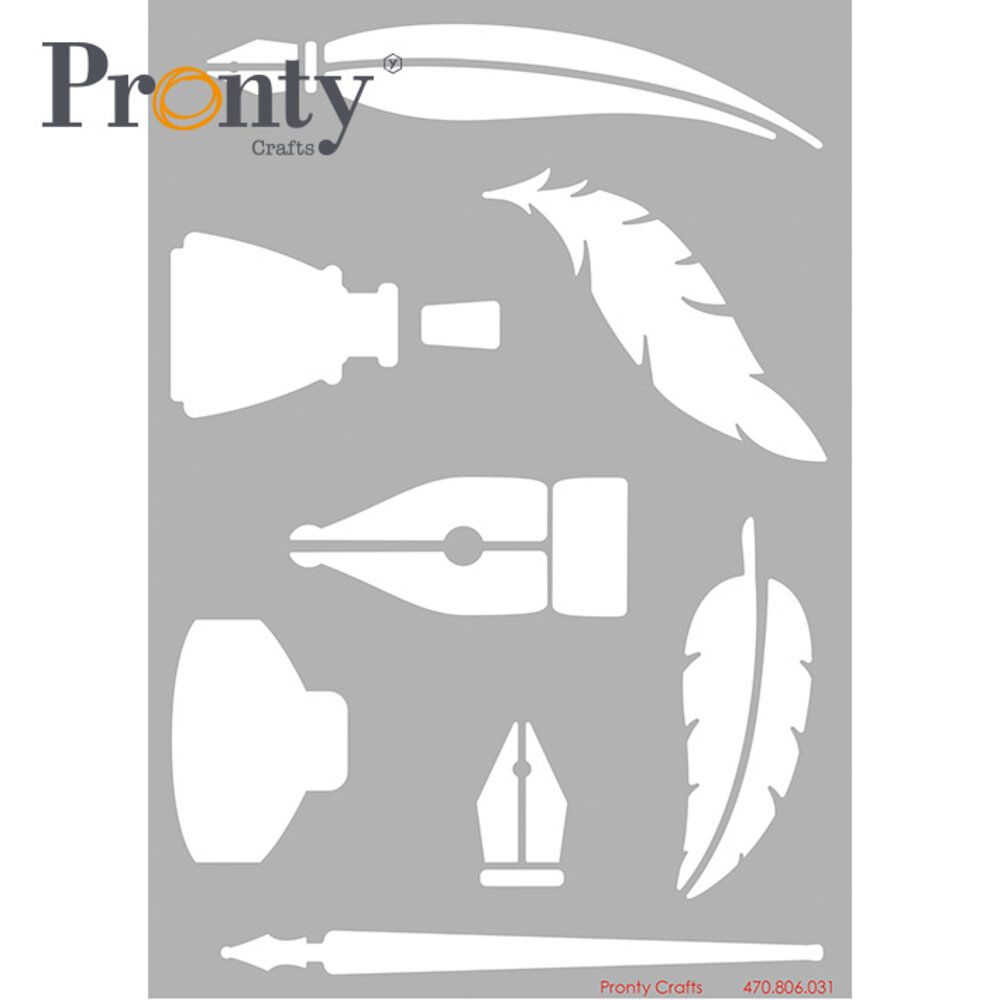 Pronty Crafts Stencil Pen and Ink A5 (470.806.031) (OUTLET)