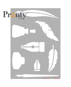 Pronty Crafts Stencil Pen and Ink A5 (470.806.031) (OUTLET)