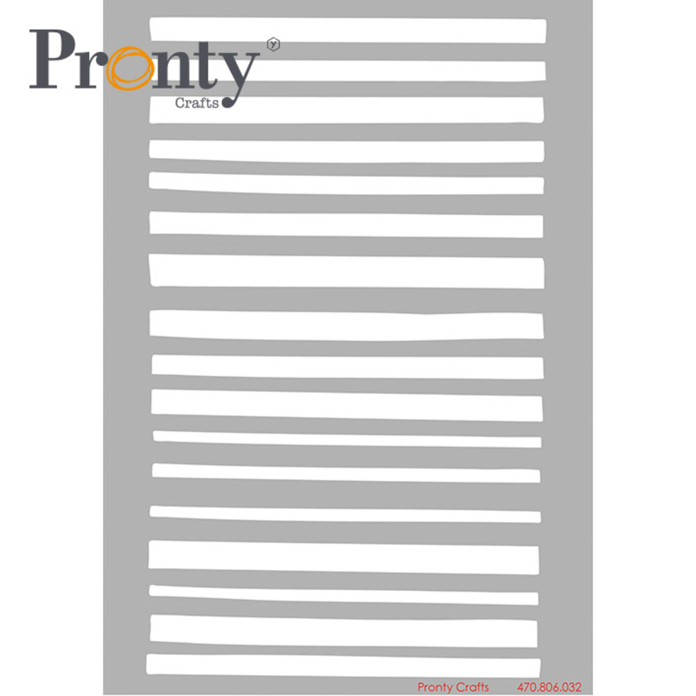 Pronty Crafts Stencil Handmade Stripes A5 (470.806.032) (OUTLET)