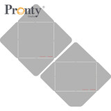 Pronty Crafts Stencil Envelopes 14x14cm (2pcs) (470.806.028) (DISCONTINUED)