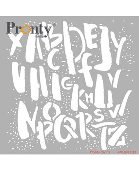 Pronty Crafts Stencil Alphabet 15x15cm (470.806.033) (OUTLET)