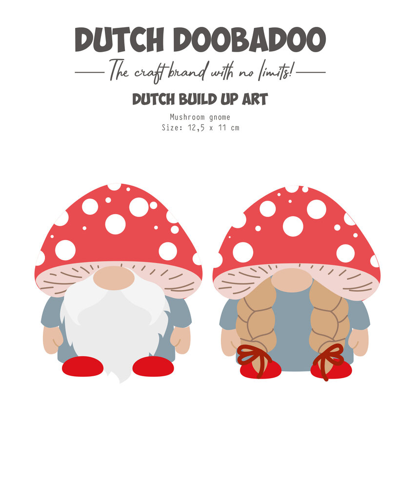Dutch Doobadoo Dutch Card Art Build Up A5 Mushroom Gnome (470.784.270) (OUTLET)