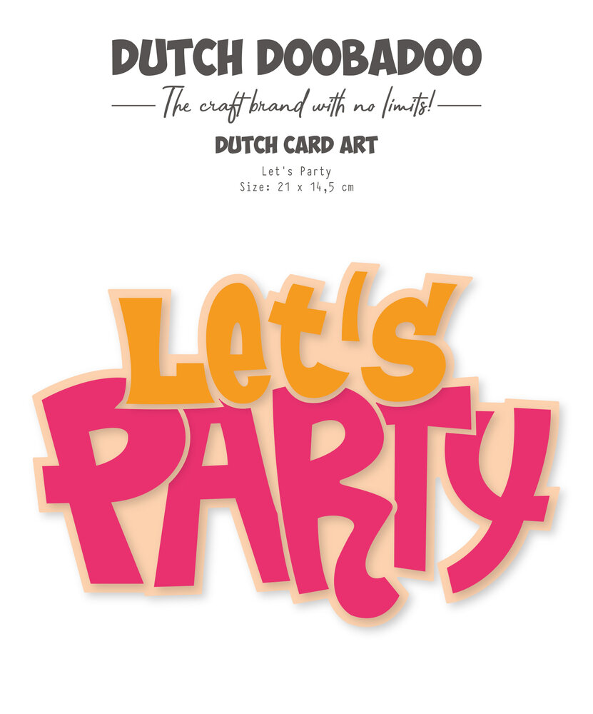 Dutch Doobadoo Dutch Card Art A5 Let's Party (470.784.266) (OUTLET)