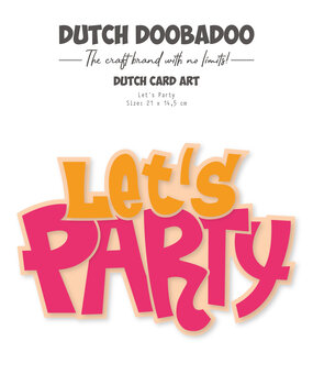 Dutch Doobadoo Dutch Card Art A5 Let's Party (470.784.266) (DISCONTINUED)