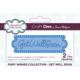 Creative Expressions Jamie Rodgers Craft Die Fairy Wishes Get Well Soon (CEDJR105) (OUTLET)